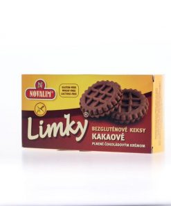 NOVALIM LIMKY-bezgluténové keksy kakaové plnené